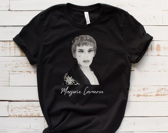 Marjorie Cameron Shirt - Unisex Short Sleeve Tee, Graphic Tshirt, Invocation of my Demon Brother, Jack Parsons, Scarlet Woman