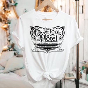 The OVERLOOK HOTEL Shirt - Short Sleeve Tee, The Shining, Sidewinder Colorado, 1980 Horror Film UNISEX