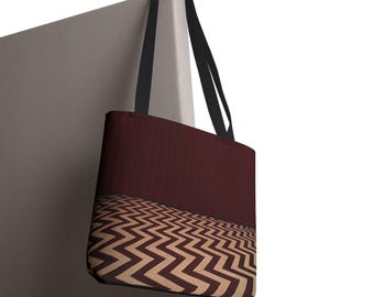 TWIN PEAKS - Tote Bag (AOP), Red Room, Black Lodge, Laura Palmer