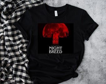 NIGHT BREED Shirt - Unisex Short Sleeve Tee, Graphic tshirt, Clive Barker, Iconic Horror Film 1990, Midian