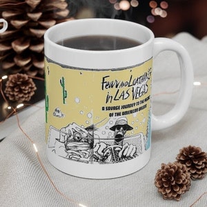 Fear & Loathing in Las Vegas - Ceramic Coffee Mug 11oz, Raoul Duke, Dr.Gonzo