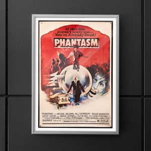 PHANTASM - Premium Matte Vertical POSTER, The Tall Man, Angus Scrimm, Iconic Horror Film 1979