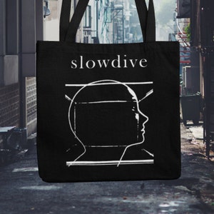 SLOWDIVE - Tote Bag, Iconic Shoe Gaze Band, Goth, Multi-Purpose Bag