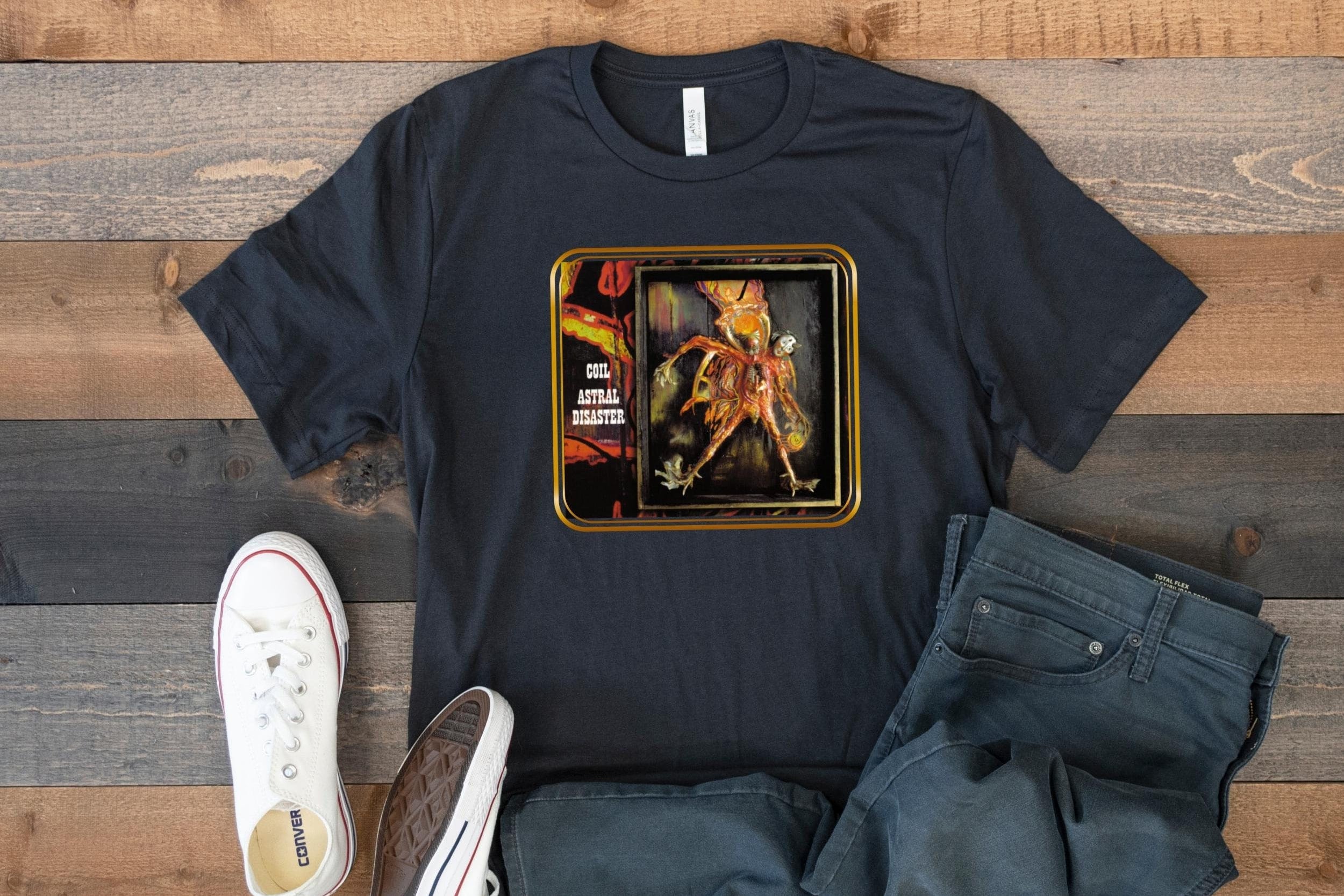 COIL Shirt - Astral Disaster, John Balance, Peter Christopherson, The Sea Priestess, UK Threshold House