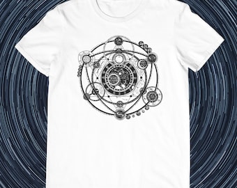 Sacred Geometry - Unisex Short Sleeve Tee, Graphic tshirt, Magic Circle