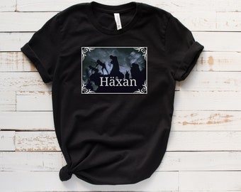 HAXAN Shirt - Graphic Tshirt, Benjamin Christensen, Cult Horror Film 1922, Witchcraft Through the Ages