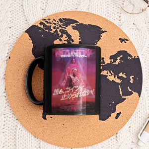 MANDY - ブラックセラミックコーヒーマグ、カルト映画 2018、ニコラス・ケイジ