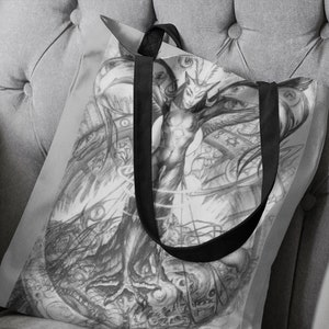 Rosaleen Norton - TOTE BAG Witch Of Kings Cross, Australia, Bohemian Artist, Occultist