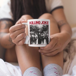 KILLING JOKE - Ceramic White Coffee Mug 11oz, Malicious Damage, Iconic British Band