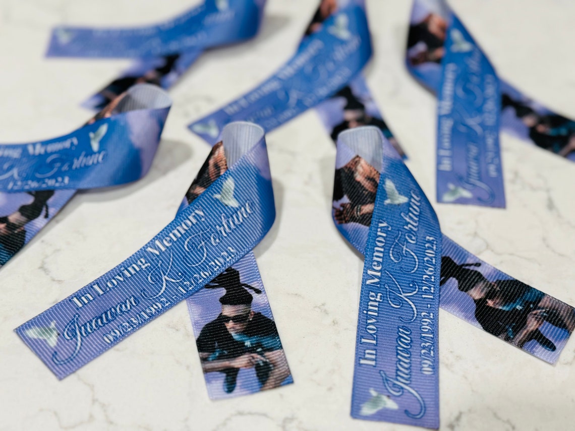 Memorial Ribbon, Personal Memorial Ribbons, Awareness Robbins, Custom ...