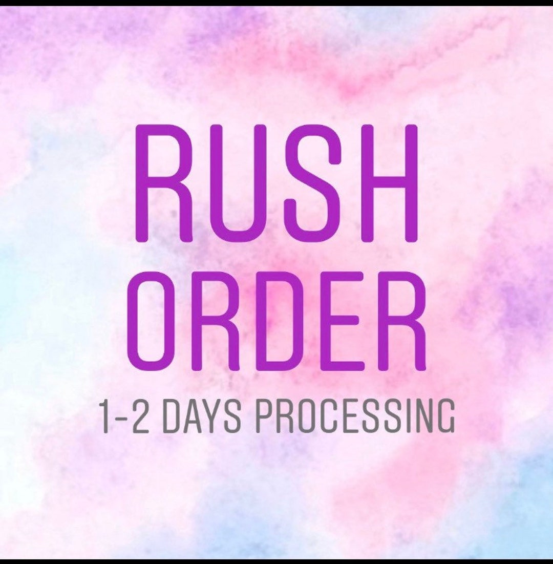 RUSH MY ORDER for Custom Ribbons - Etsy