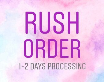 RUSH MY ORDER for Custom Ribbons