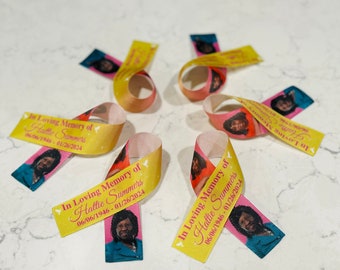 Memorial Ribbon, Personal Memorial Ribbons, Awareness Robbins, Custom Memorial Ribbons, Memorial Keepsakes, Memorial Pins