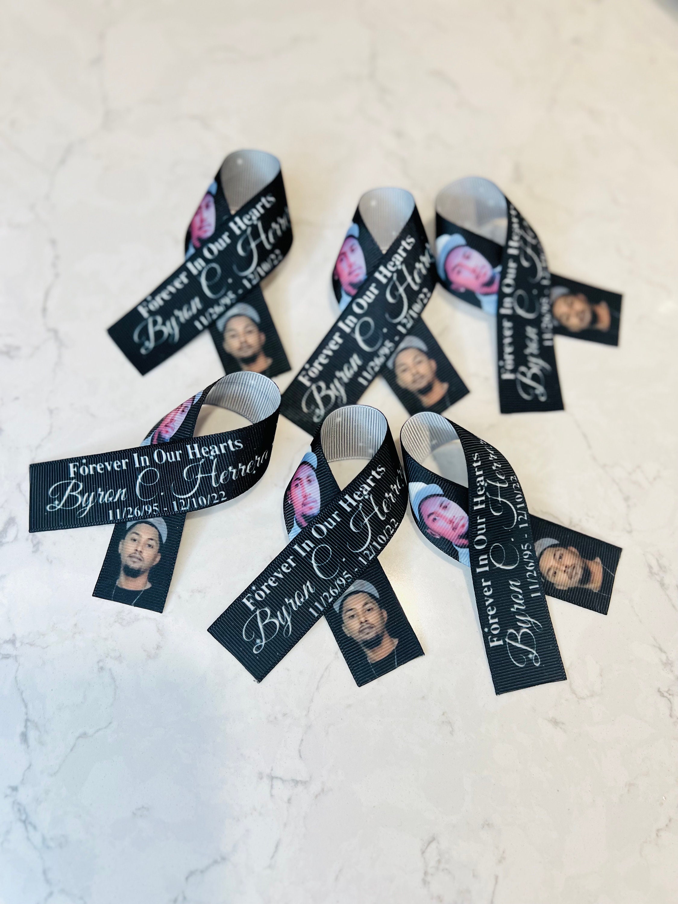 Memorial Ribbon, Personal Memorial Ribbons, Awareness Robbins, Custom ...