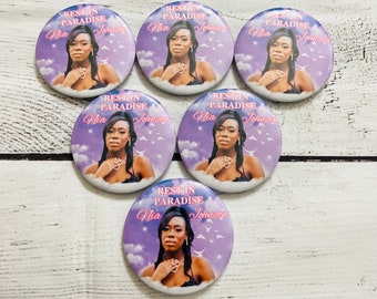 Memorial Buttons, Memorial Ribbon, Awareness Robbins, Custom Memorial Ribbons, Memorial Keepsakes, Birthday Buttons