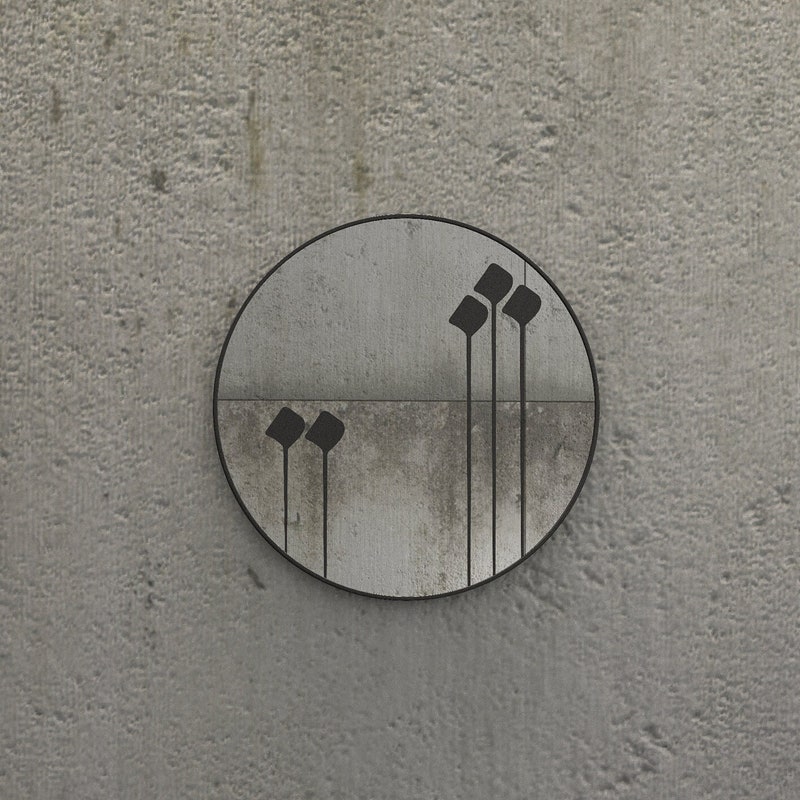 Decorative large round mirror Etsy.de