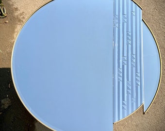 Irregular Mirror, Asymmetrical Mirror, Large Wall Mirror, Round Wall Mirror, Vanity Mirror, Bathroom Mirror, Gold Mirror, Circle Mirror