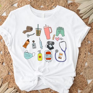 Love Nurse Shirt, Nurse T-Shirt, Nurse Tees, Cute Nurse Shirts, Nurse Appreciation Gift, Nurse Gift Idea, Nurses Week Gift