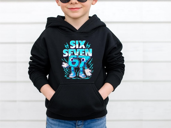 Six Seven Brainrot Italian Hoodie, Funny Gamer Graphic