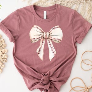 Baseball Coquette Bow Shirt, Baseball Lover Shirt, Coquette Aesthetic Shirt, Baseball T-shirt, Baseball Gift, Coquette Tee, Gift For Her