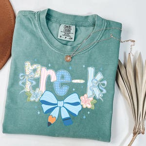 Comfort Colors® Pre-K Teacher Shirt, Pre-K Squad, Preschool Crew, PreK Teacher Shirt, Pre-K Teacher Team Shirts, PreK TShirt, Pre K T-Shirt