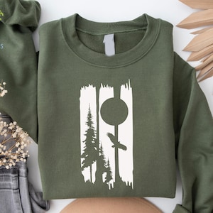 Mountain Heart Sweatshirt, Camping Sweatshirt, Mountain Sweatshirt, Nature Sweatshirt, Sunset Sweatshirt, Unisex Hoodie, Wanderlust Sweater