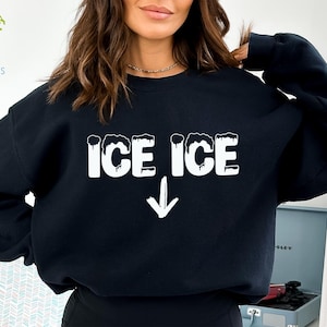 Ogłoszenie o ciąży, bluza z kapturem Ice Ice Baby, bluza z kapturem Ice Ice, bluza w ciąży, prezent dla nowej mamy, koszulka z napisem „Pregnancy Reveal”, koszulka „Mama To Be”