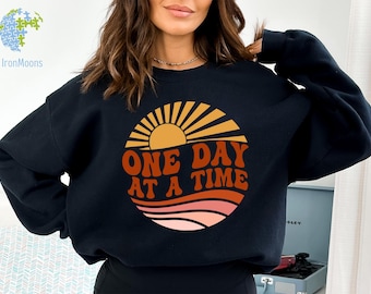 One Day at a Time Sweatshirt, Mental Health Crewneck