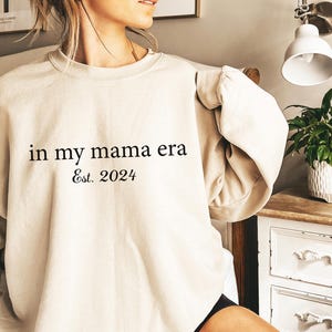 In My Mama Era スウェットシャツ、ママ、ママ スウェットシャツ、ママ Era セーター、新米ママへのギフト、ママの誕生日プレゼント、ママシャツ、ママシャツ