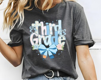 Third Grade Teacher T-shirt, 3rd Grade Teacher Shirt, Third Grade Teacher, 3rd Grade Teacher Shirt, Back to School Shirt, Custom Third
