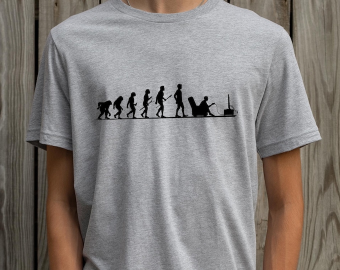 Evolution Gamer T-Shirt, Funny Video Game Tee