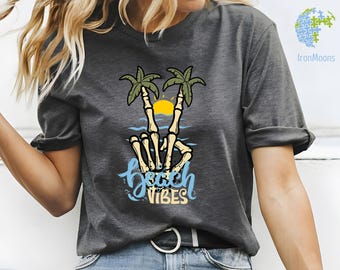 Beach Vibes Shirt, Beach Vibes T-shirt, Summer Shirt, Funny Summer, Summer Beach Shirt, Shirt For Friends, Besties Shirts, Vacay Crew Shirt