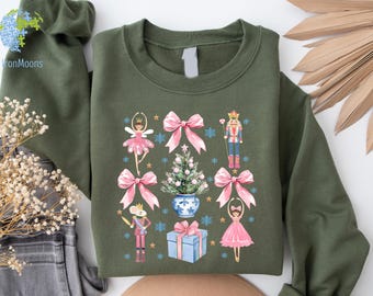 Nutcracker Christmas Sweatshirt, Sugar Plum Fairy Shirt
