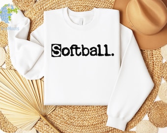 Softball Shirt, Coquette Softball Sweatshirt, Softball Bow Shirt, Softball Mom Shirt, Game Day Shirt, Fall Sports Gift