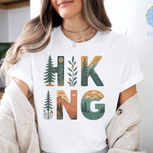Hiking Shirt, Hike More Worry Less Shirt, Adventure Shirt, Mountains Shirt, Camping Shirt, Vacation Shirt, Gift for Hiker, Travel Gift Shirt