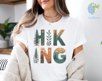 Hiking Shirt, Hike More Worry Less Shirt, Adventure Shirt, Mountains Shirt, Camping Shirt, Vacation Shirt, Gift for Hiker, Travel Gift Shirt