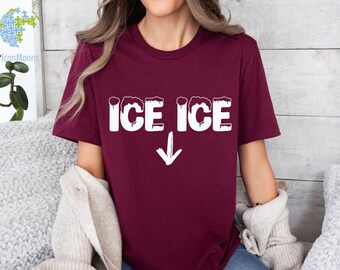 Ice Ice Baby Pregnancy Announcement Shirt, New Mom Tee