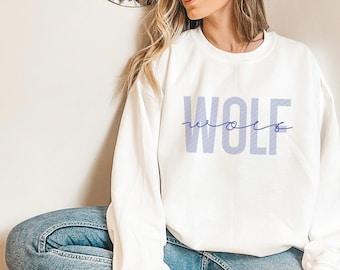 Custom School Mascot Sweatshirt, Personalize Team Spirit Shirt, Game Day Outfit, Cheer Mascot Shirt, Girly Mascot Shirt, Back To School Gift