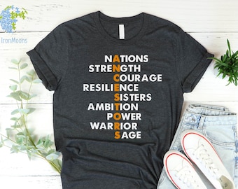 MMIW Awareness T-Shirt, Indigenous Women, American Native Design
