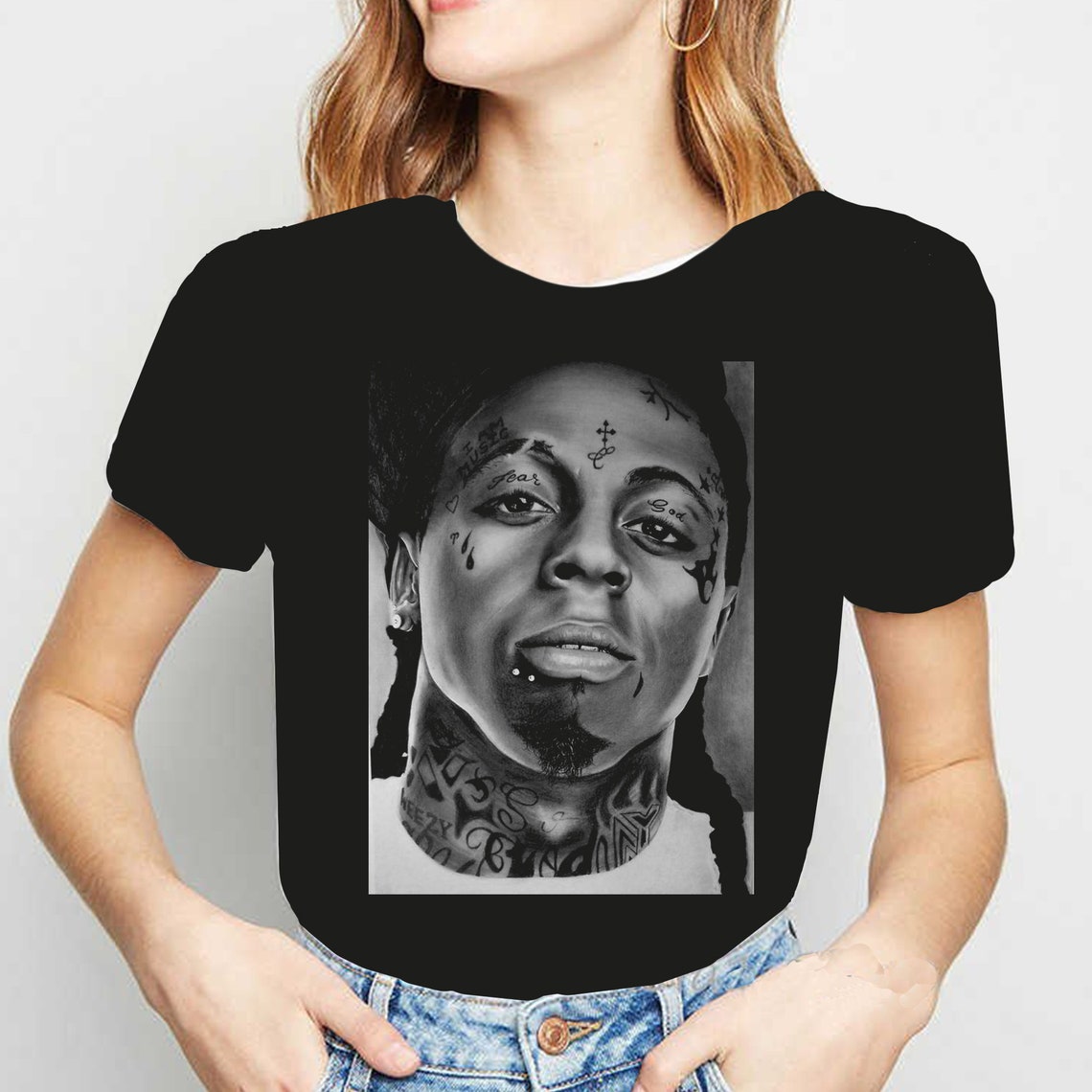 lil wayne and john wayne t shirt