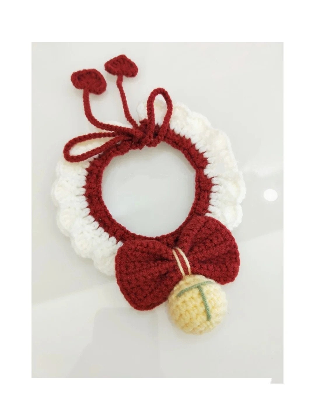 Cat Collar Crochet Pattern, Cat Collar, Cute Pet Collar, Collar With