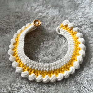 Cat Collar Crochet Pattern, Cat Collar, Cute Pet Collar, Collar With ...
