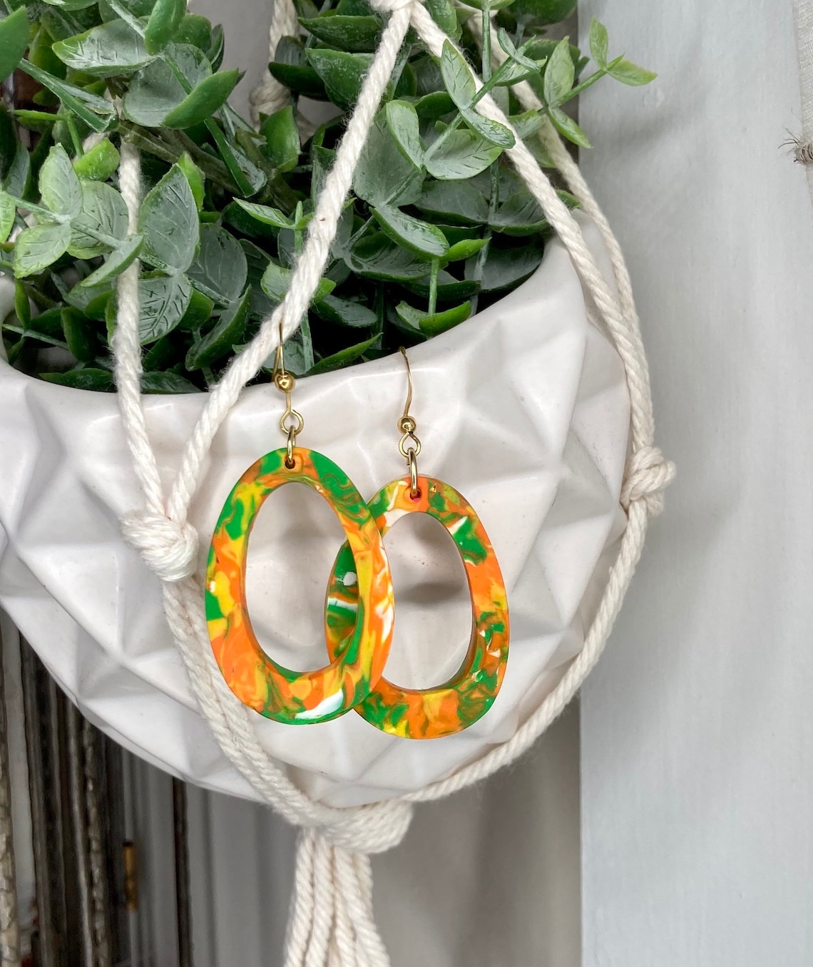 Hippie jewelry 70s jewelry 70s earrings hippie earrings Etsy