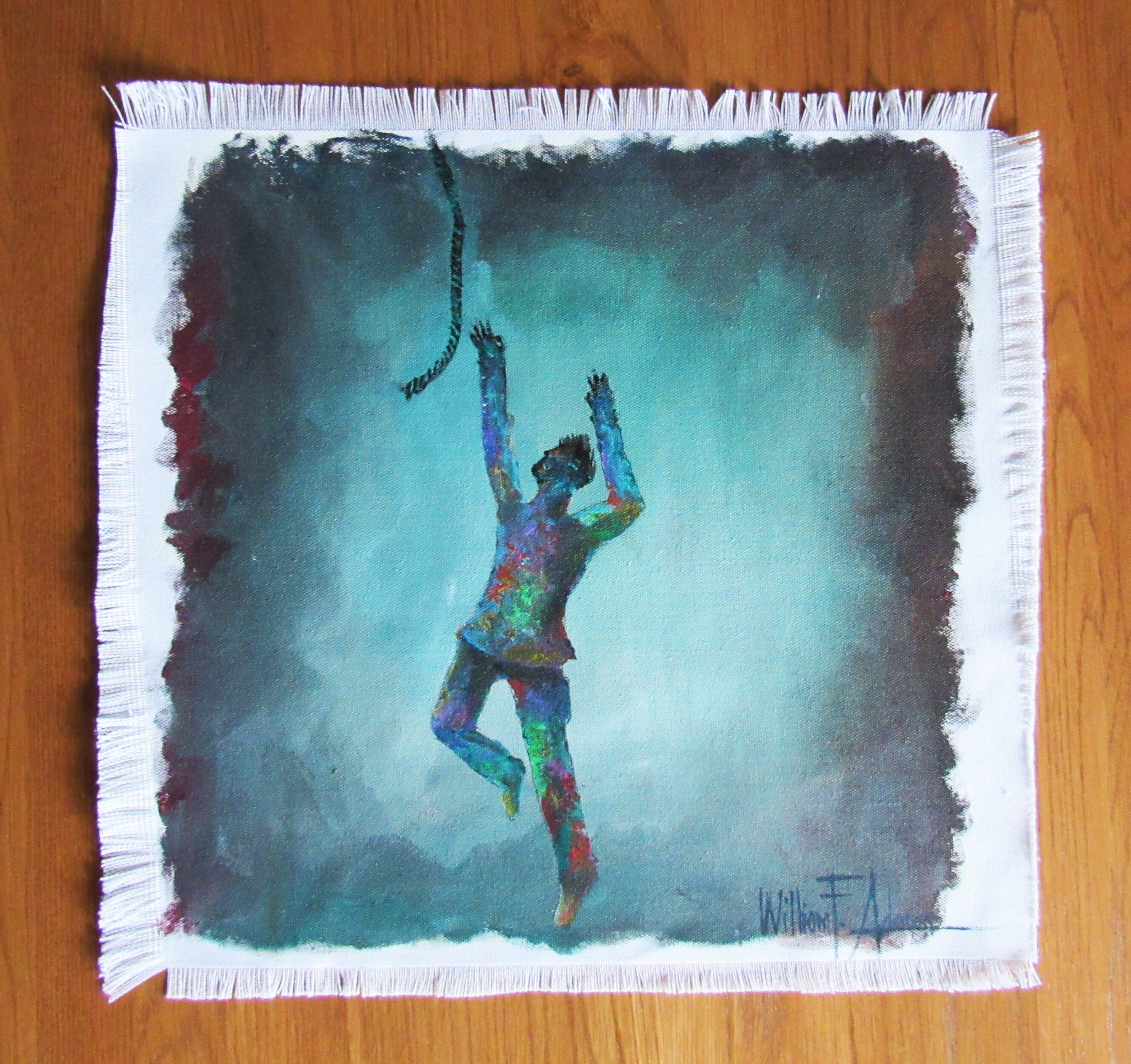 Let Go Rope Photo At the End of Your Rope ... LET GO! (version #2 - Male) - Etsy