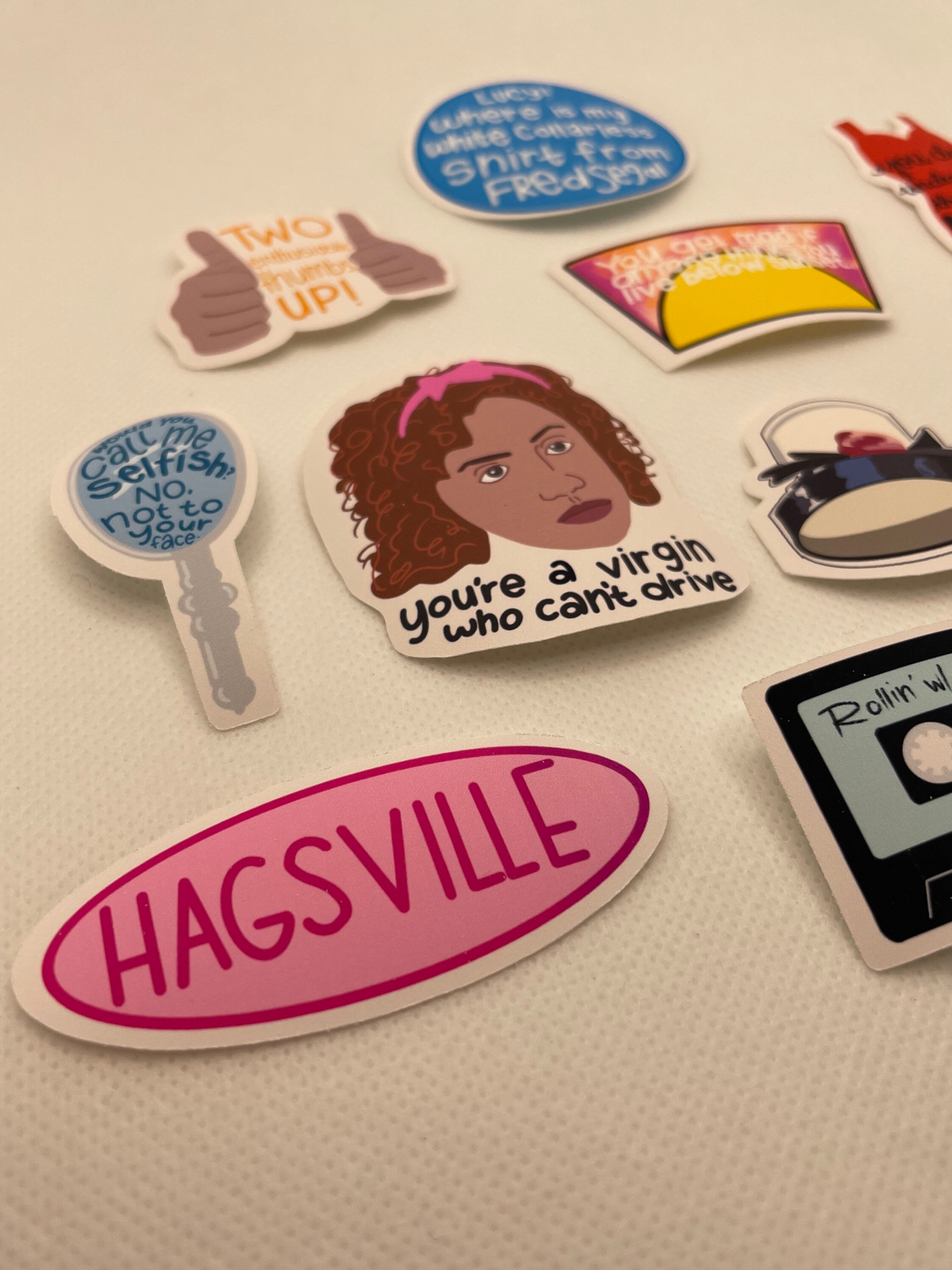 Clueless sticker set | Etsy