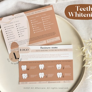 Cartes modifiables de suivi du blanchiment des dents, 15 x 10 cm et 19 x 15 cm (7 x 5 po.) avec un motif recto et un motif recto-verso inclus, thème neutre