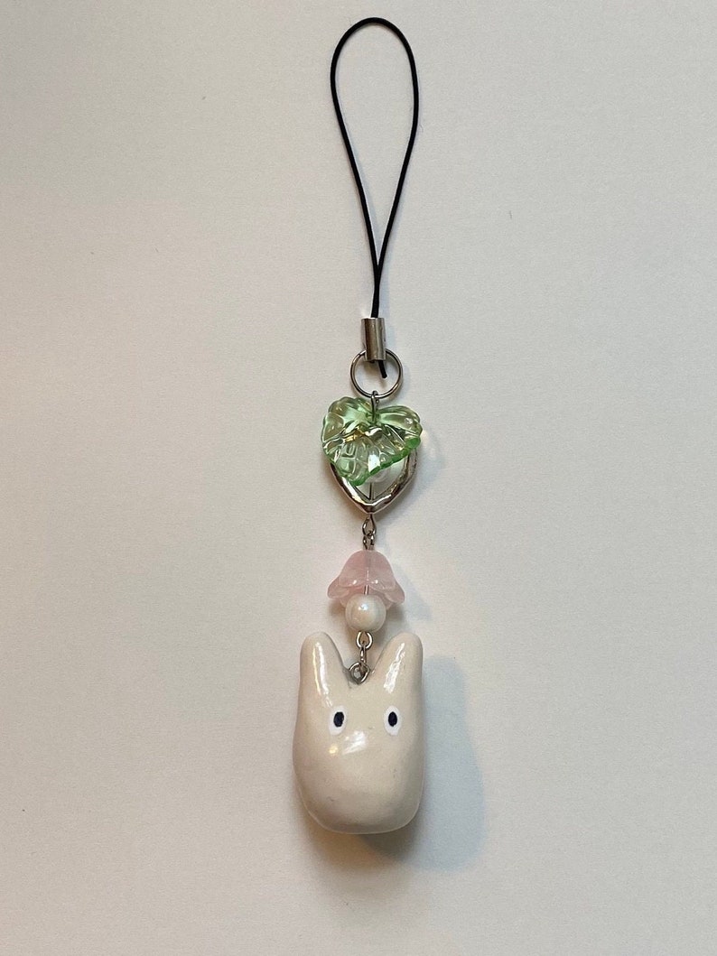Chibi Totoro Phone Charm Studio Ghibli Inspired My Neighbor Totoro Cute ...