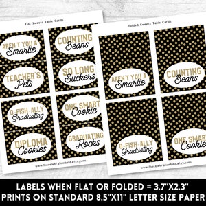 Graduation Candy Labels, Graduation Sweet Table, Candy Buffet ...