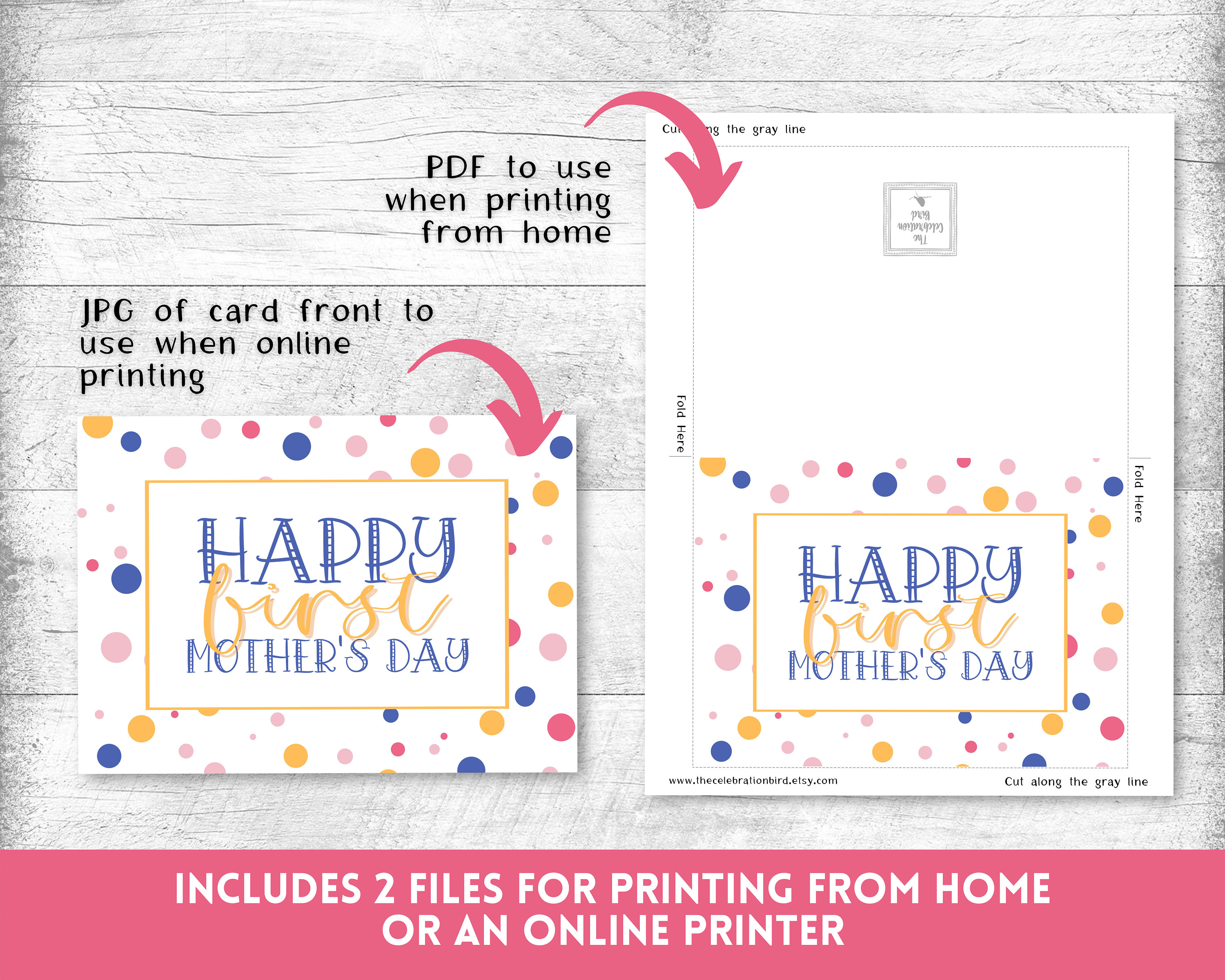 First Mothers Day Card, Printable First Mothers Day, First Mothers Day ...
