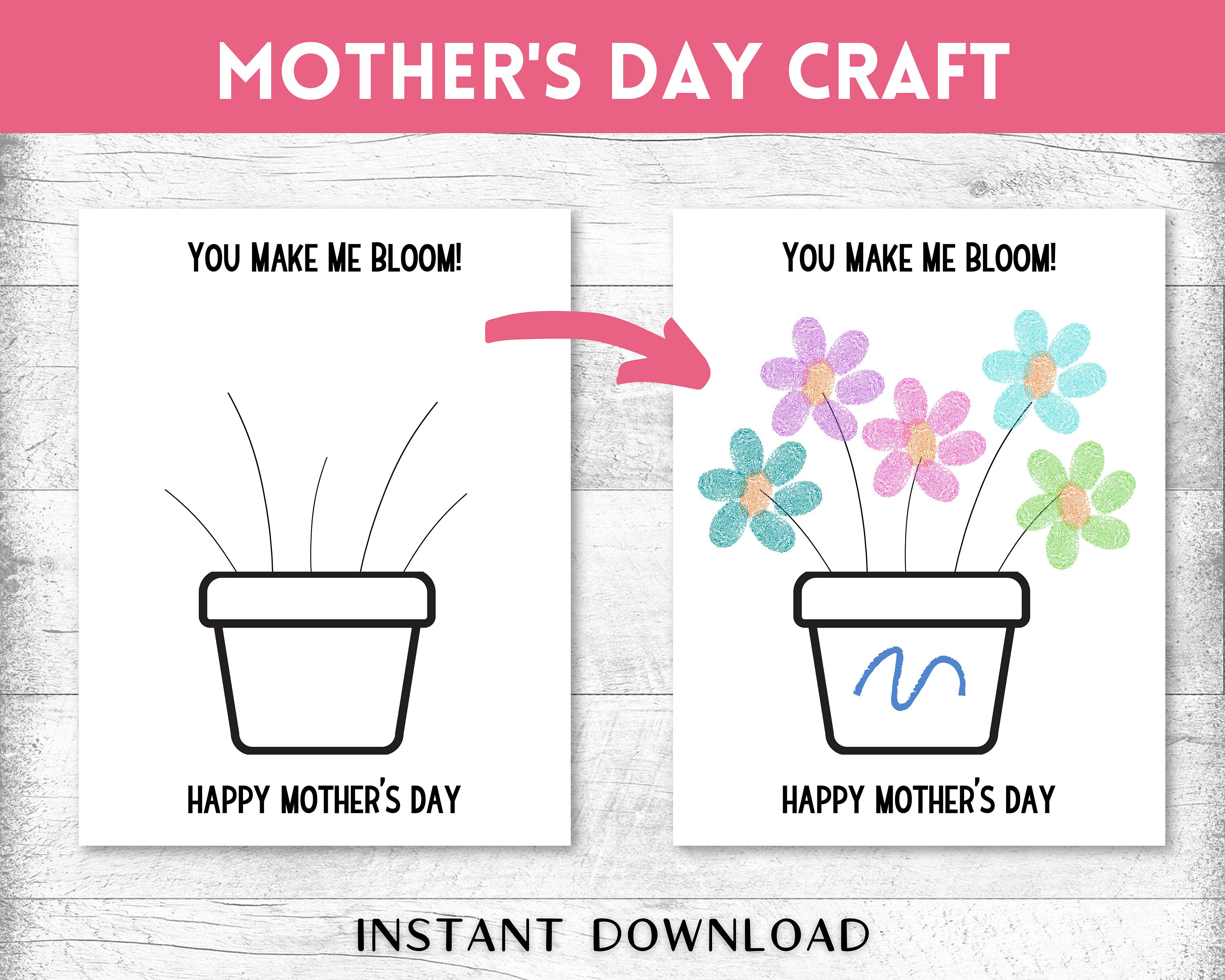 Mothers Day Craft, Mothers Day Crafts for Kids Printable, Mothers Day ...